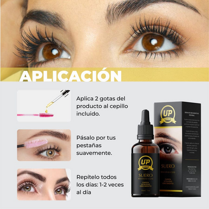 SERUM UP PRO Alargamiento de pestañas y cejas.