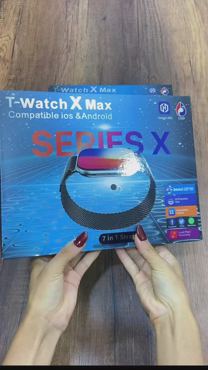SmartWatch T-Watch X Max para IOs & Android