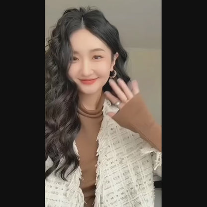 Plancha Rizadora de larga duración. Onda Cerámica de 32mm